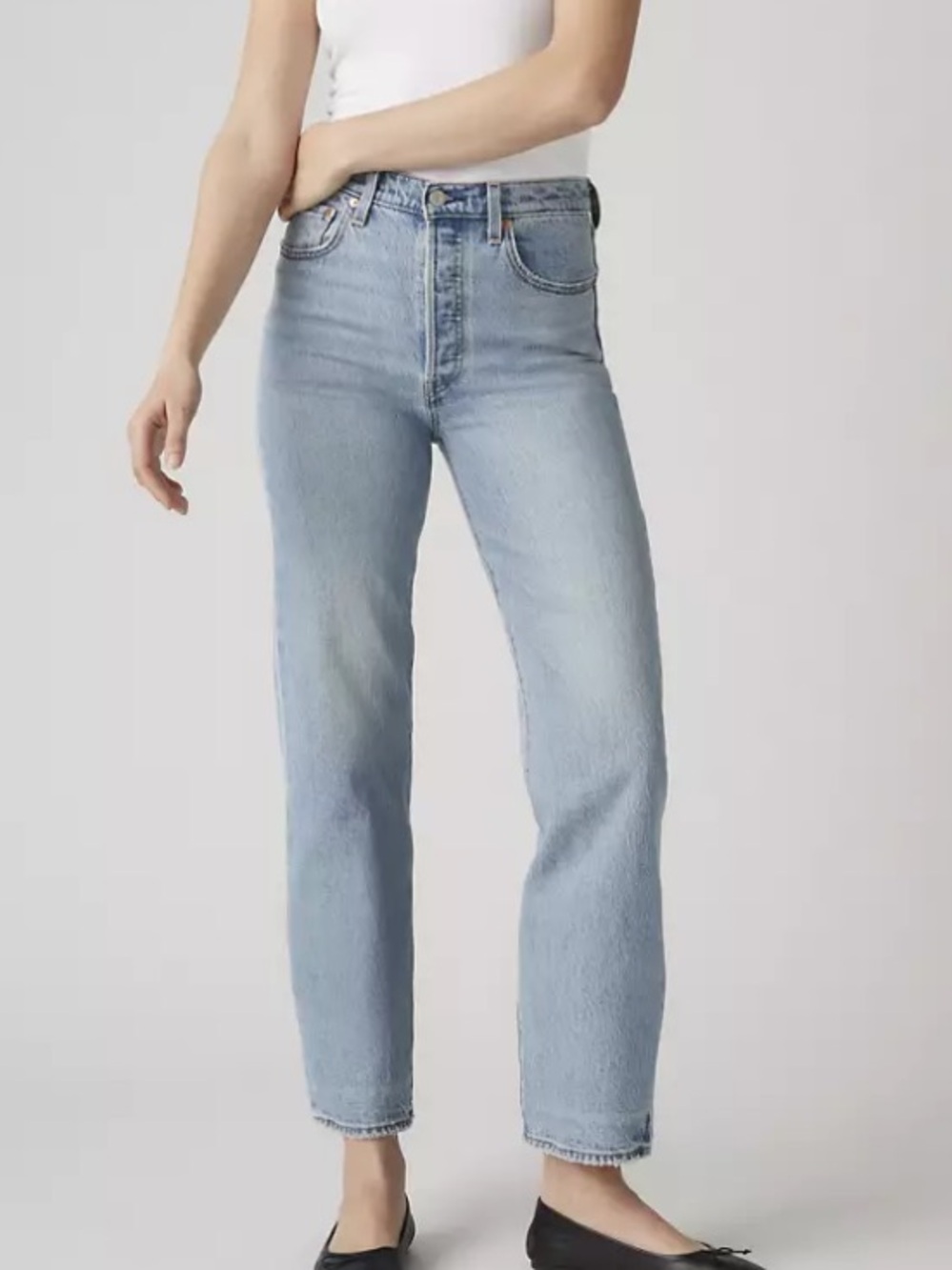 Levi’s Ribcage Straight Ankle length denim jeans size 27